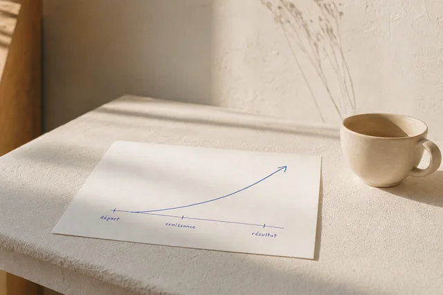A checklist of conditions to verify, three ticked and one crossed out, beside a bar chart printout.